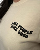 Less People More Dogs Tee - Butter