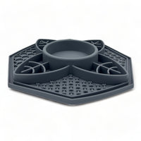 Mandala Slow Lick Feeder - Charcoal