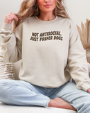Just Prefer Dogs Sweater