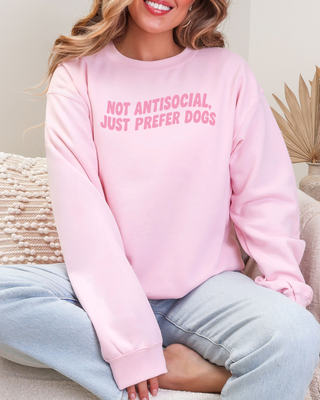 S / Rose Milk / Crewneck