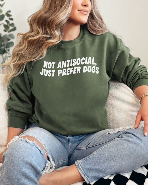 Just Prefer Dogs Sweater
