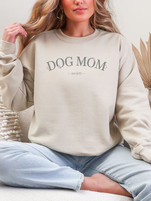 Floral Dog Mom Sweater