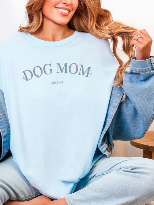 Floral Dog Mom T-Shirt