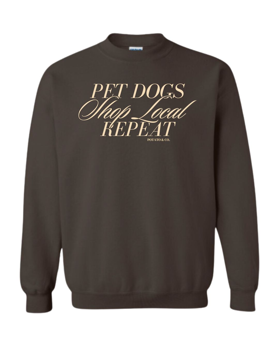 Pet Dogs Shop Local Sweater - Chocolate