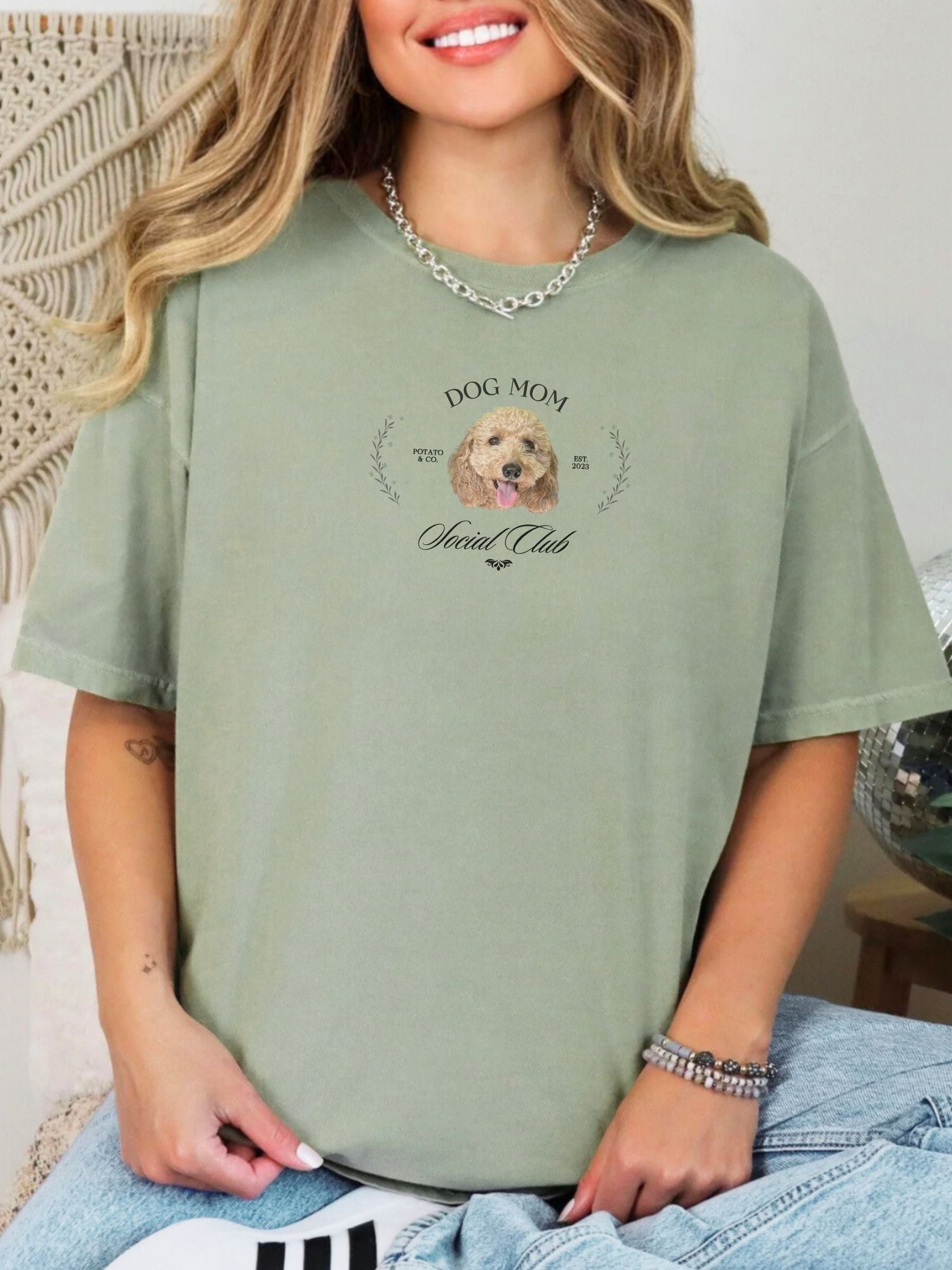 [Custom] Spring Early Access - Floral Dog Social Club T-Shirt