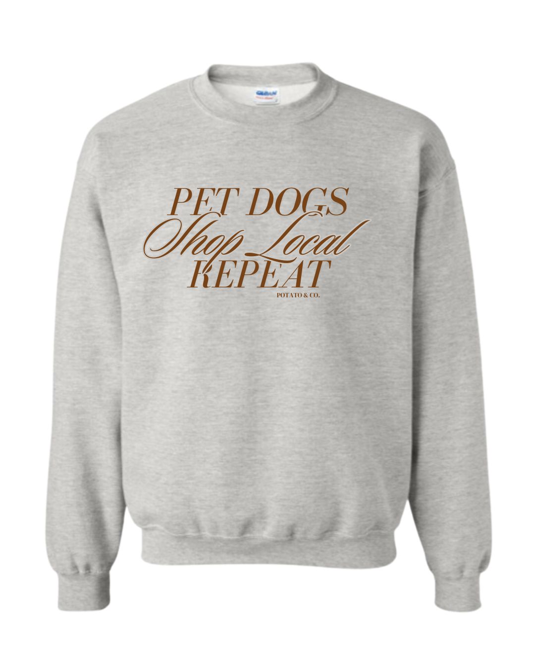 Pet Dogs Shop Local Sweater - Grey