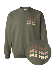 Dog Mom Sweater - Hunter Green