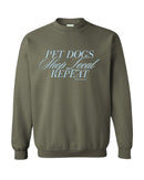 Pet Dogs Shop Local Sweater - Hunter Green