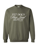 Pet Dogs Shop Local Sweater - Hunter Green