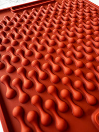 Bubbly Lick Mat - Terracotta