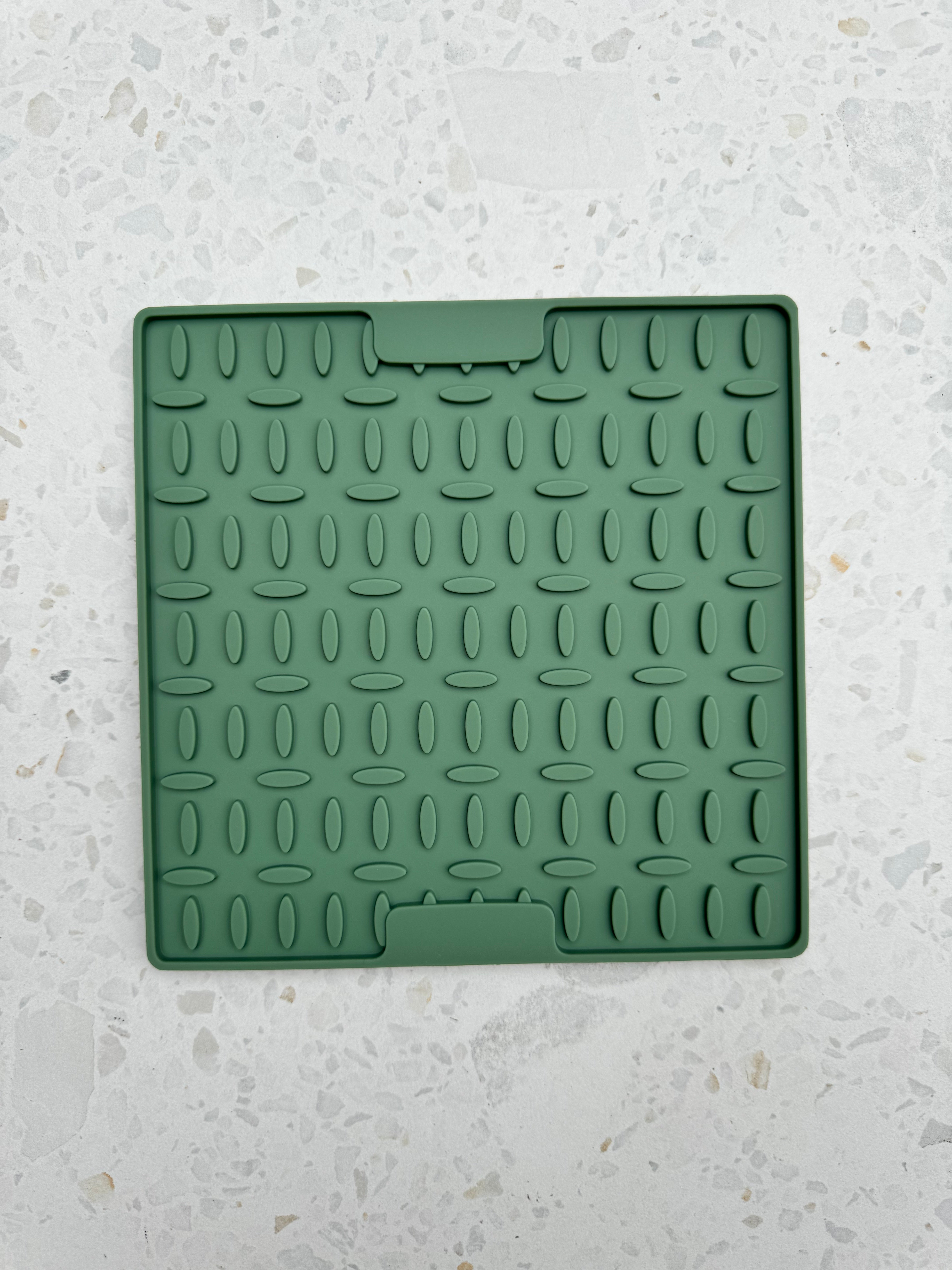 Almond Lick Mat - Evergreen