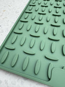 Almond Lick Mat - Evergreen