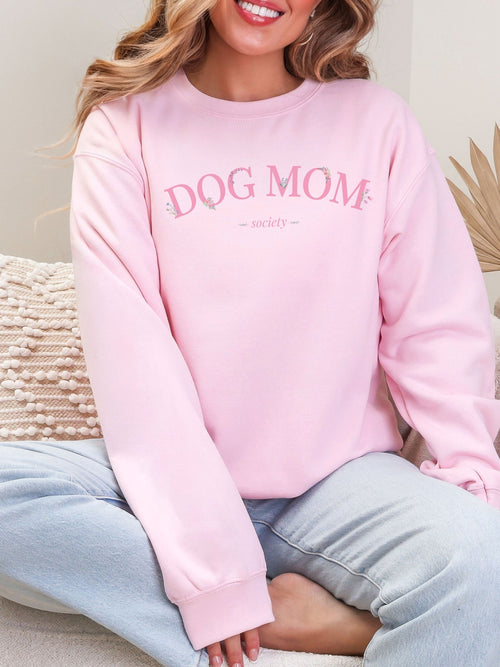 Floral Dog Mom Sweater