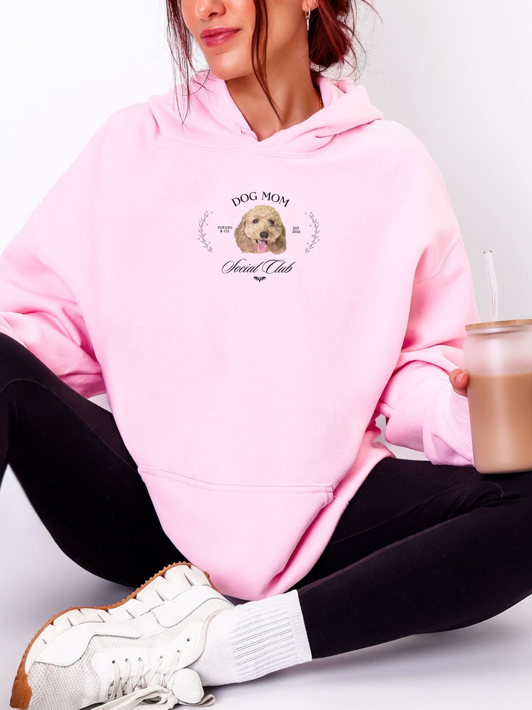[Custom] Floral Dog Mom Social Club