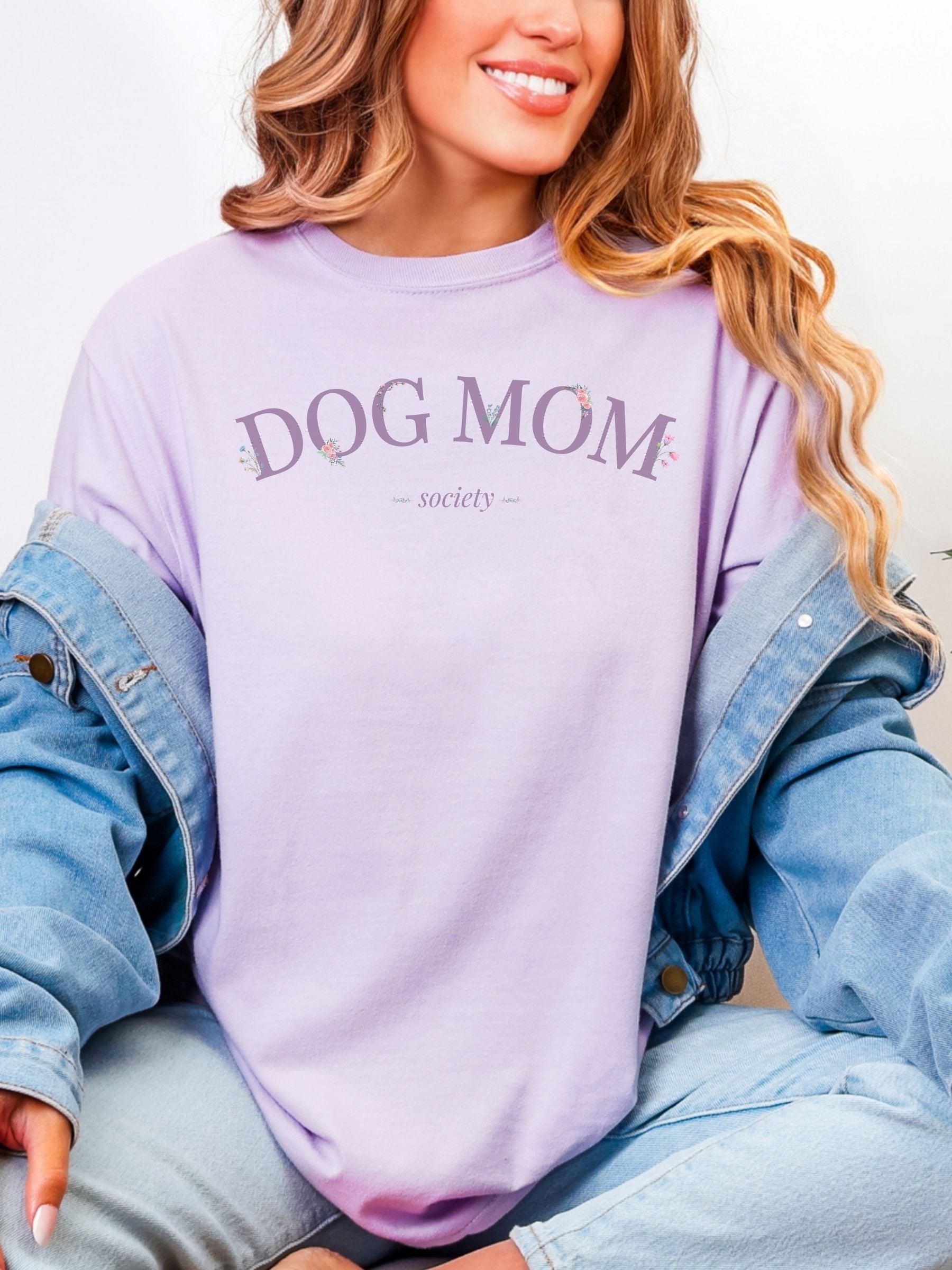 Spring Early Access - Floral Dog Mom T-Shirt