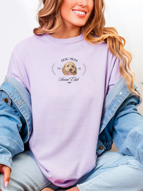 [Custom] Floral Dog Social Club T-Shirt