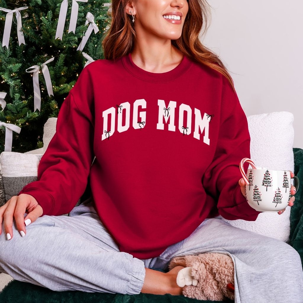 Dog Mom Bow Sweater