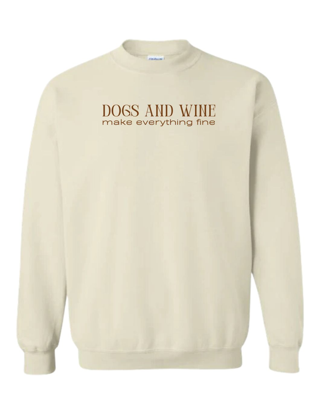 Dogs & Wine Sweater - Sand