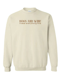 Dogs & Wine Sweater - Sand