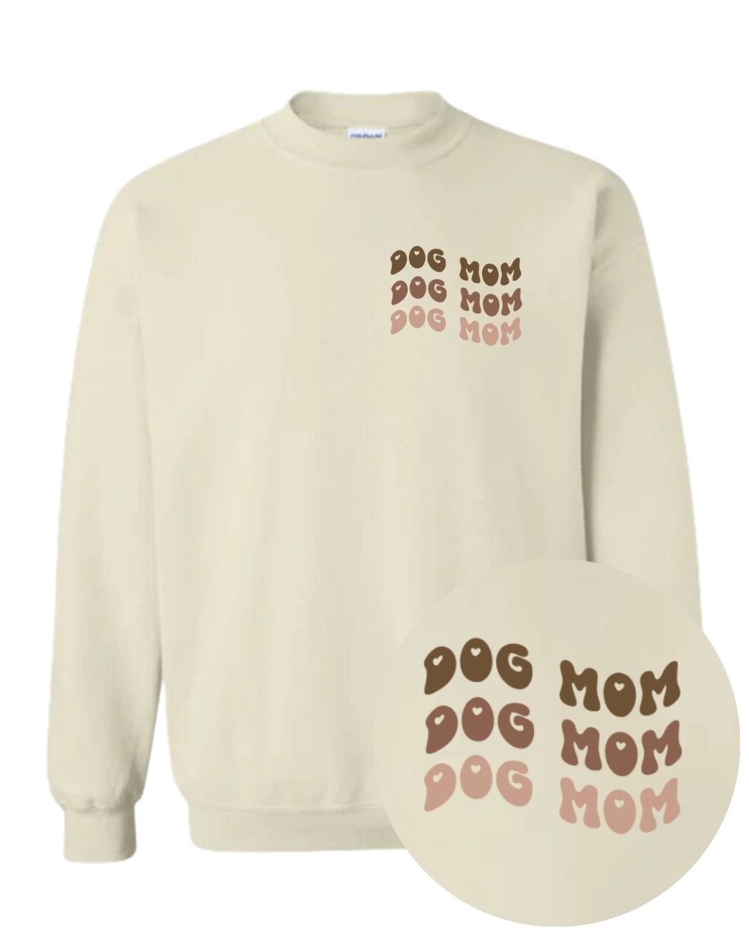 Dog Mom Sweater - Sand