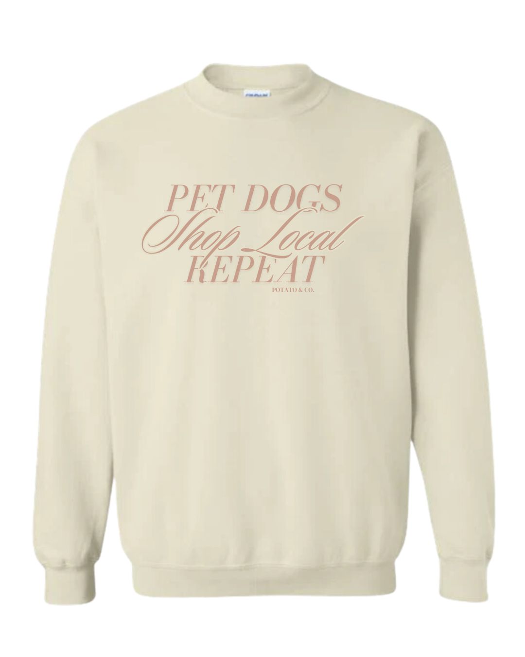 Pet Dogs Shop Local Sweater - Sand