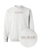 Dogs & Wine Sweater - White