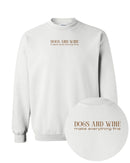 Dogs & Wine Sweater - White