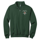 Après Walk Dog Club custom pet photo quarter-zip in Forest