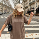 Après Walk t-shirt in Espresso
