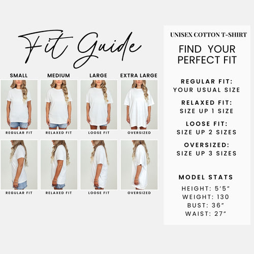 Après Walk t-shirt fit guide
