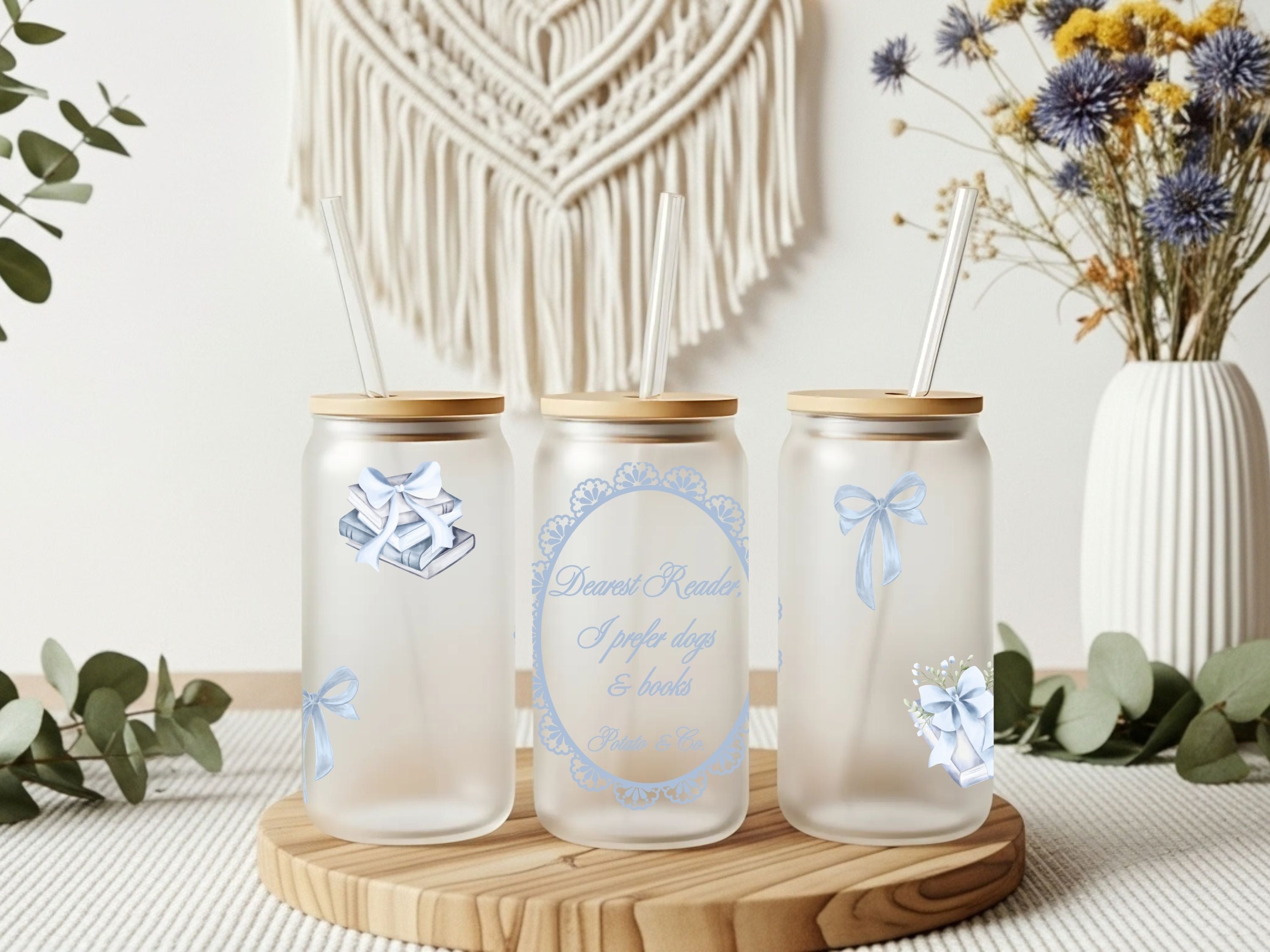 Spring Glass Tumbler Cups