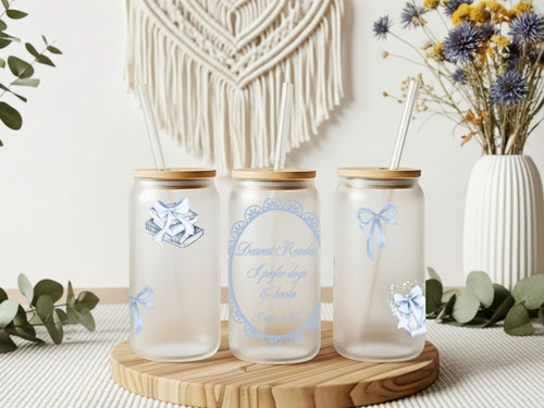 Spring Glass Tumbler Cups