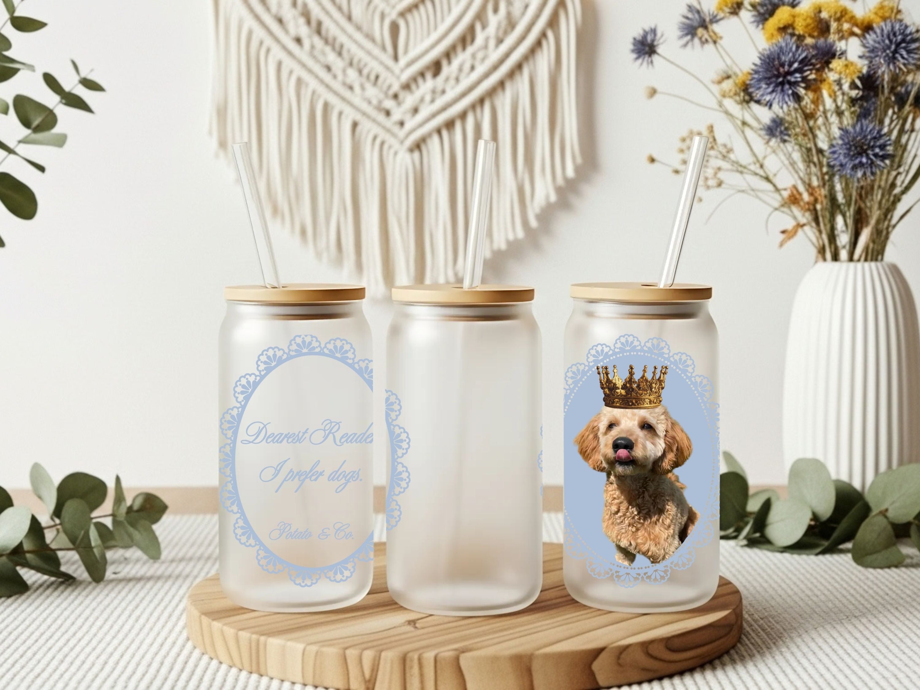 Spring Glass Tumbler Cups