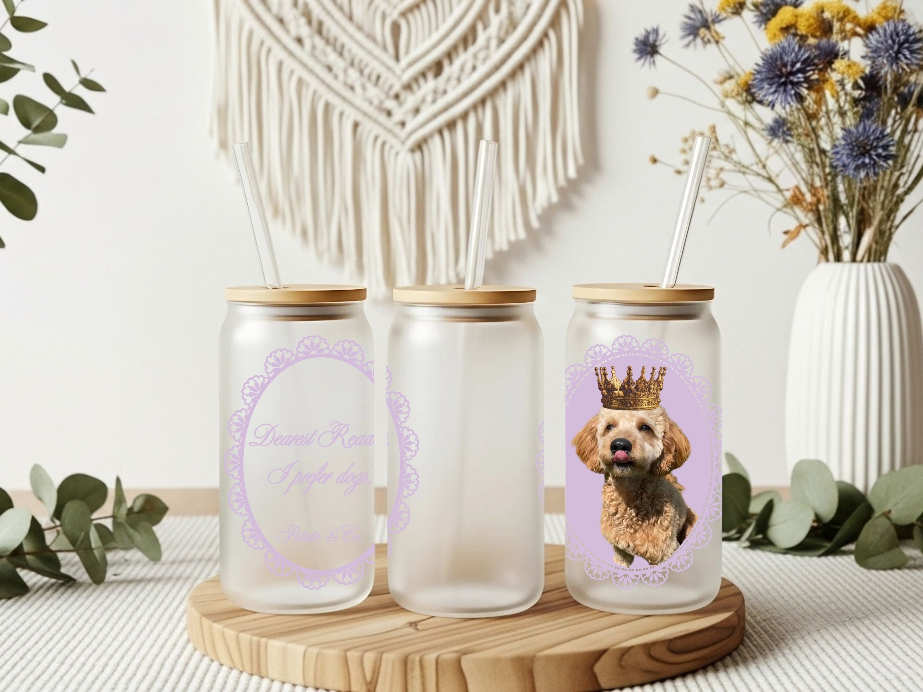 Spring Glass Tumbler Cups