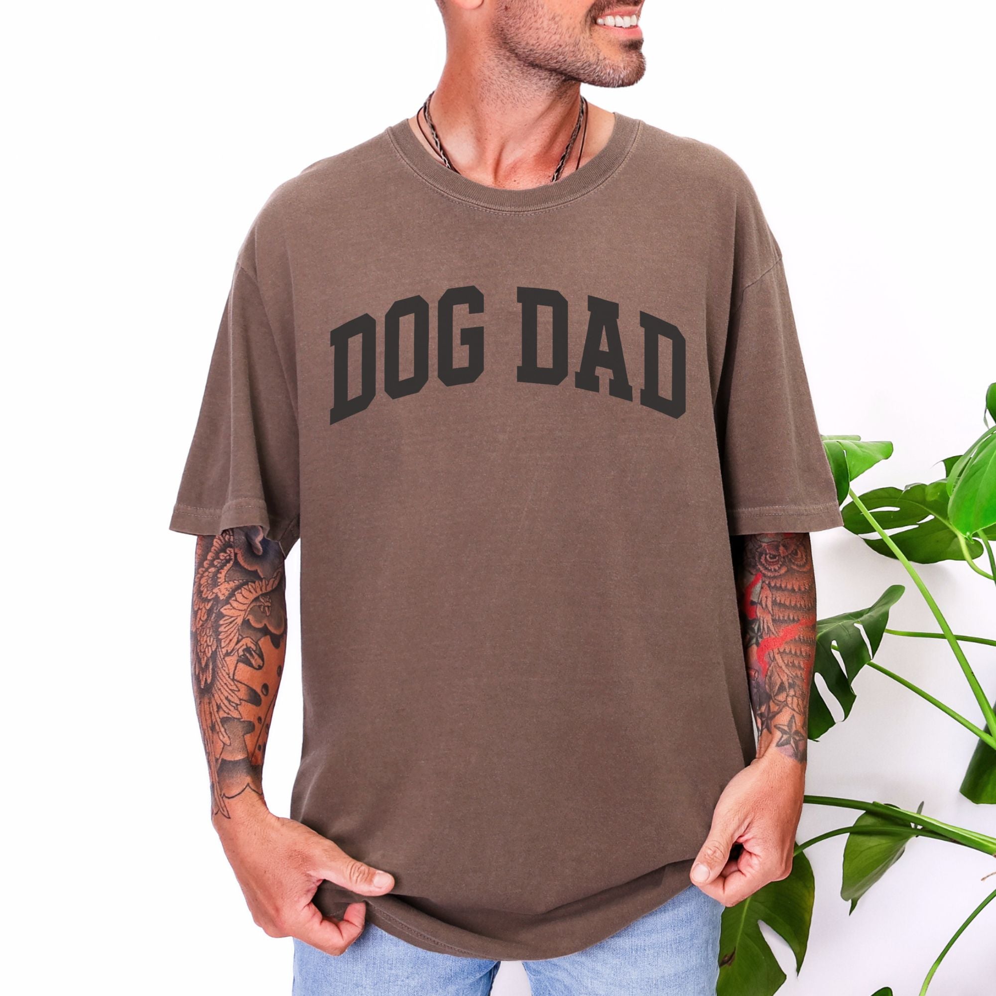 Varsity Dog Dad T-shirt