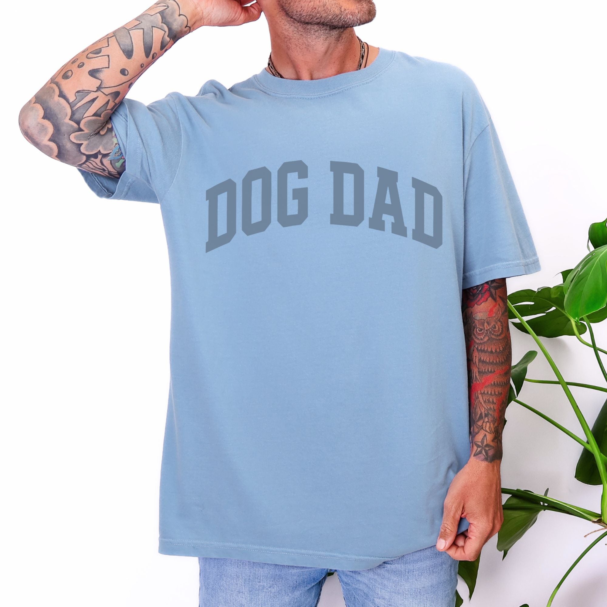 Varsity Dog Dad T-shirt