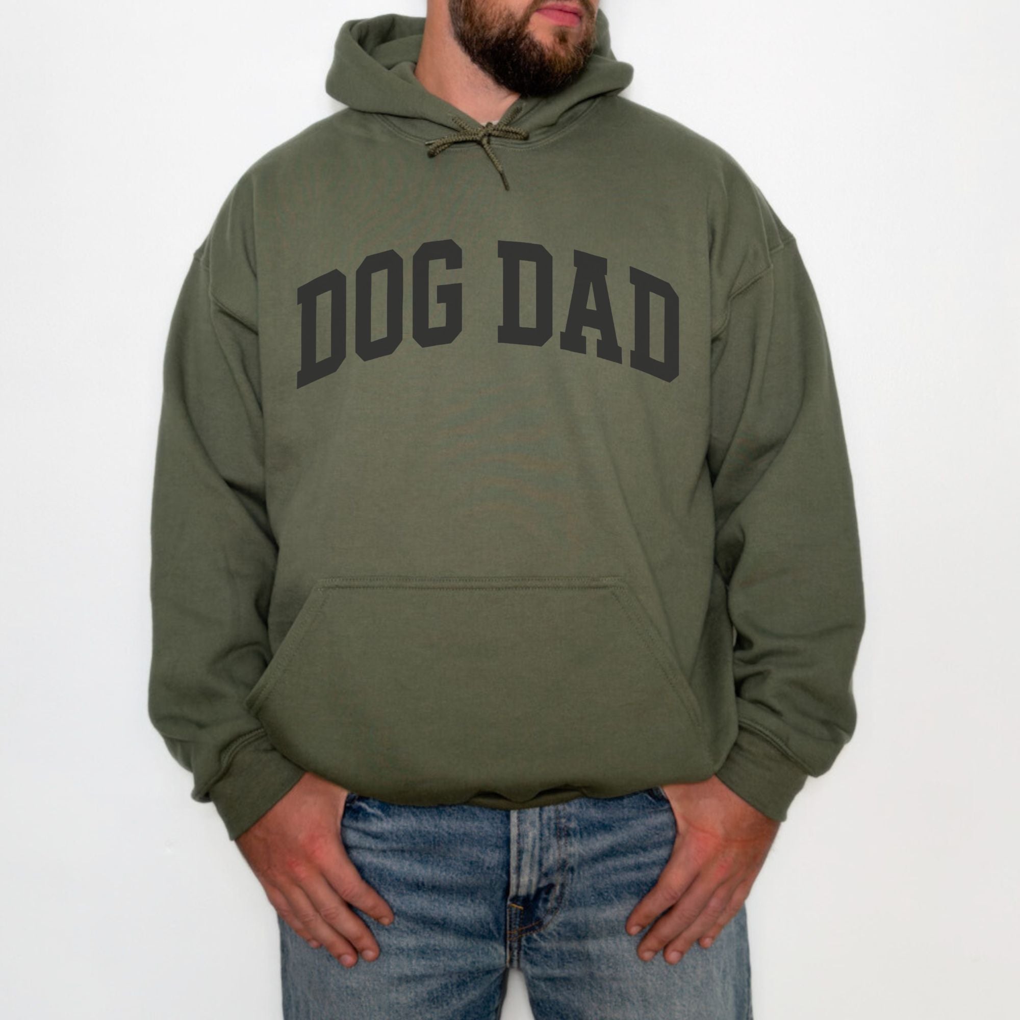 Varsity Dog Dad Hoodie