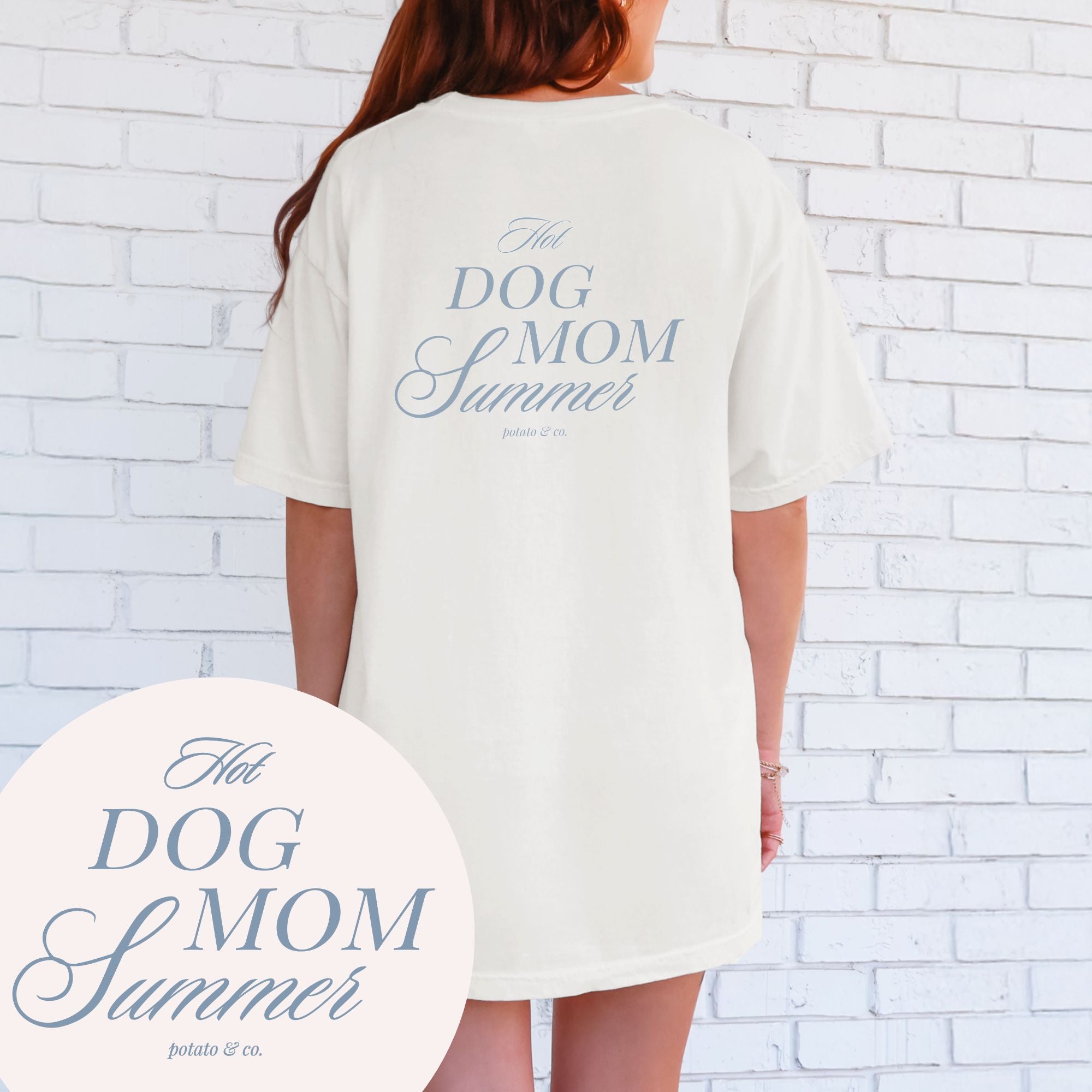 Hot Dog Mom Summer T-shirt