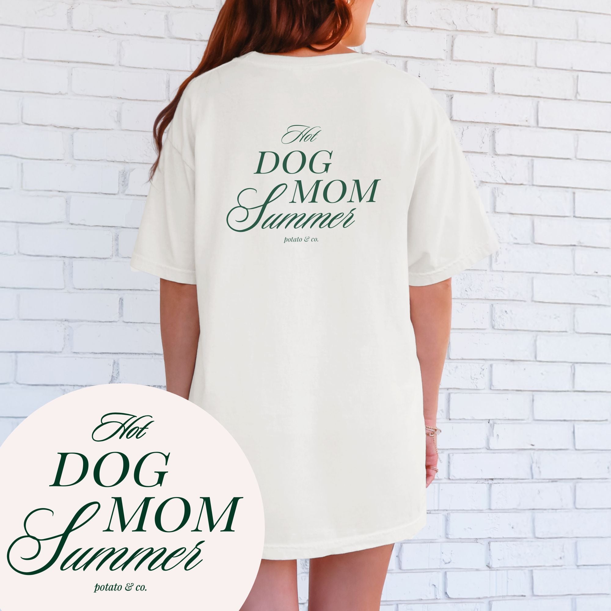 Hot Dog Mom Summer T-shirt
