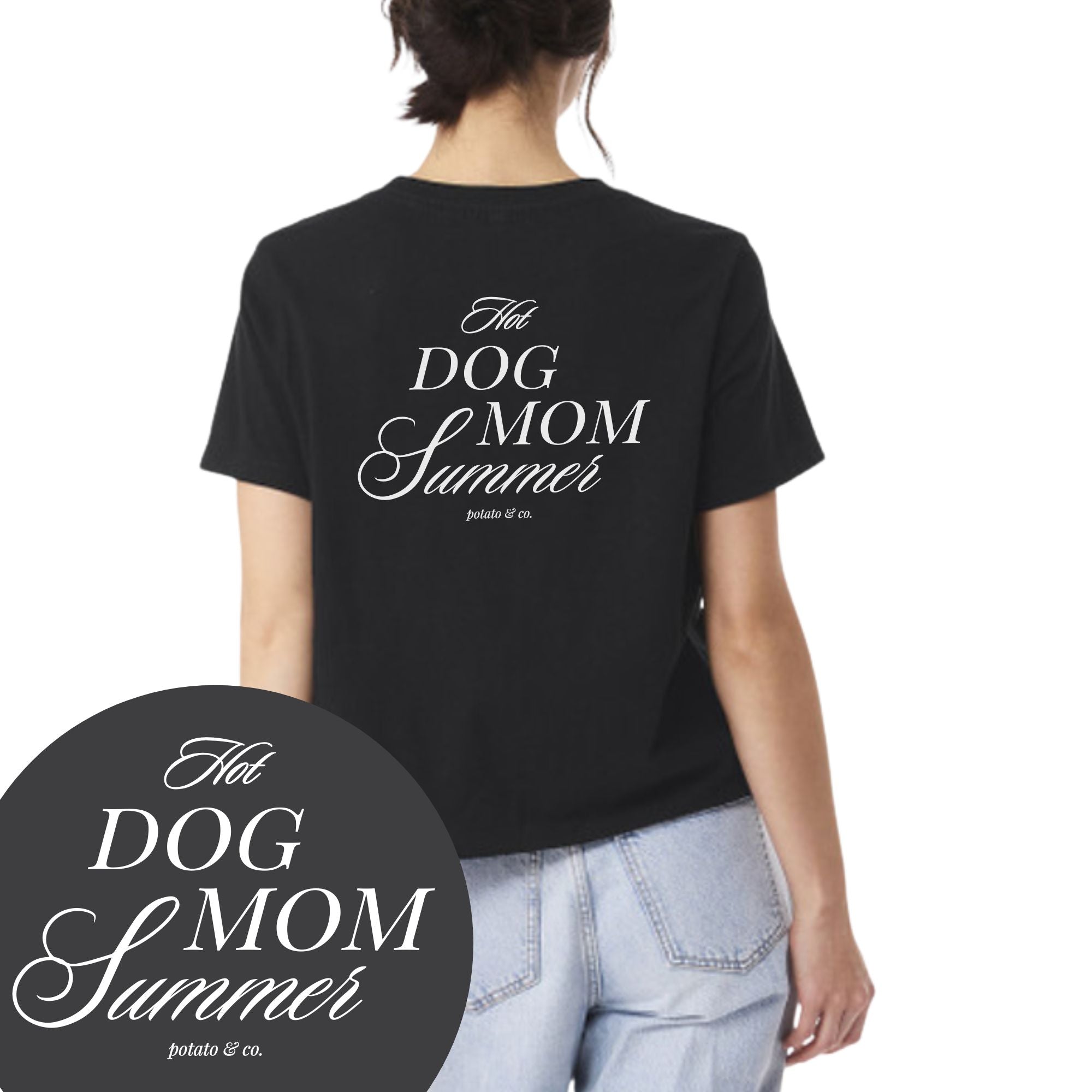 Hot Dog Mom Summer T-shirt