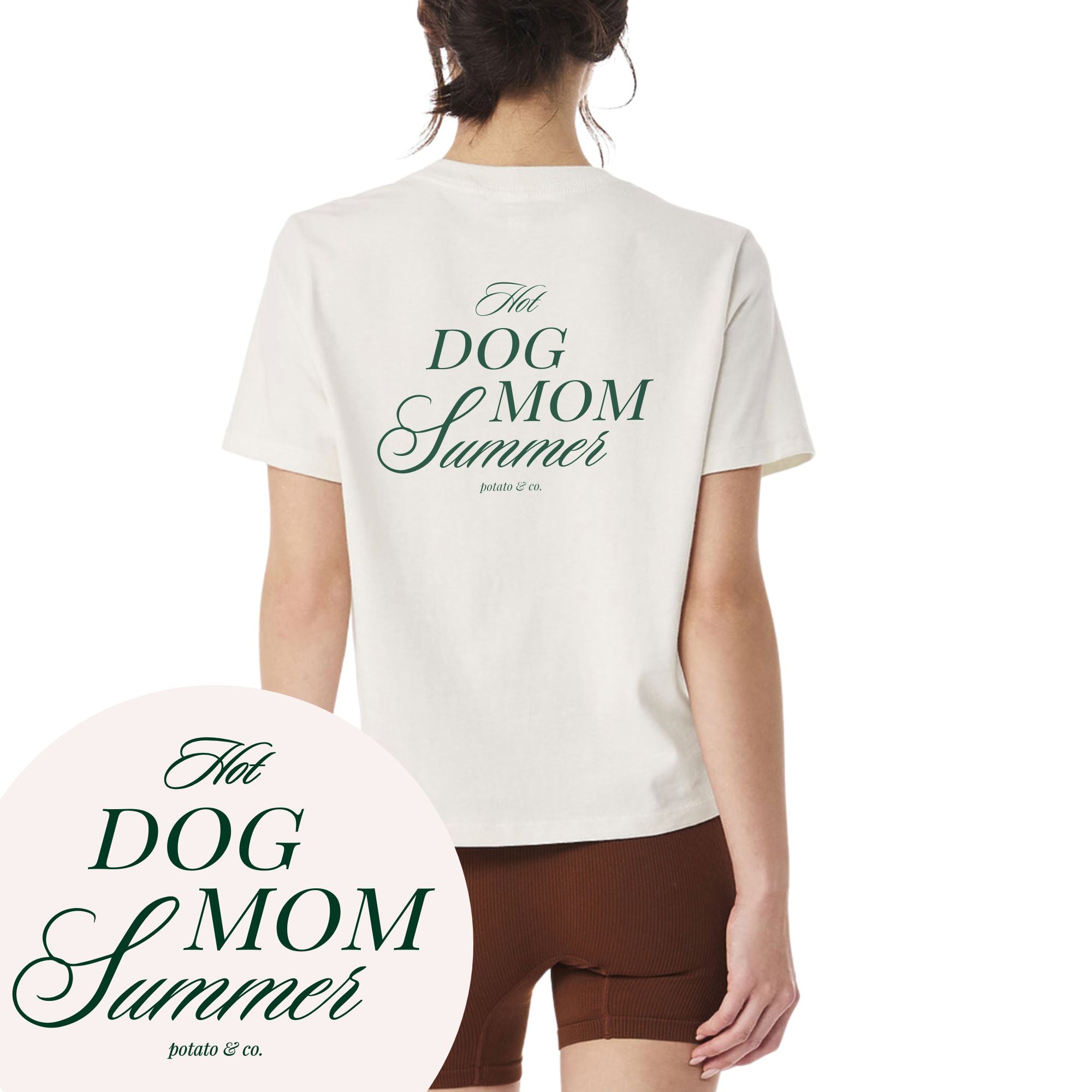 Hot Dog Mom Summer T-shirt