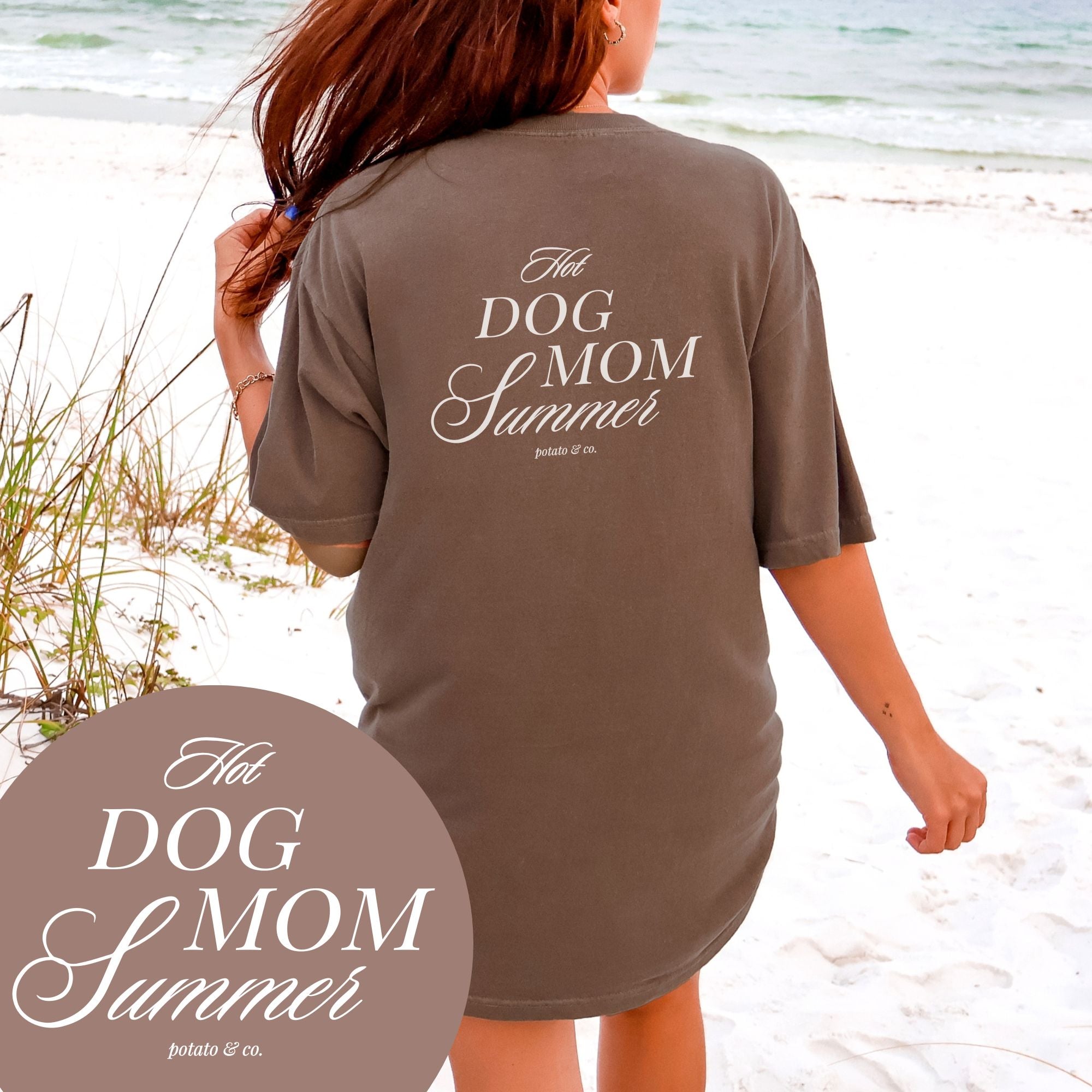 Hot Dog Mom Summer T-shirt