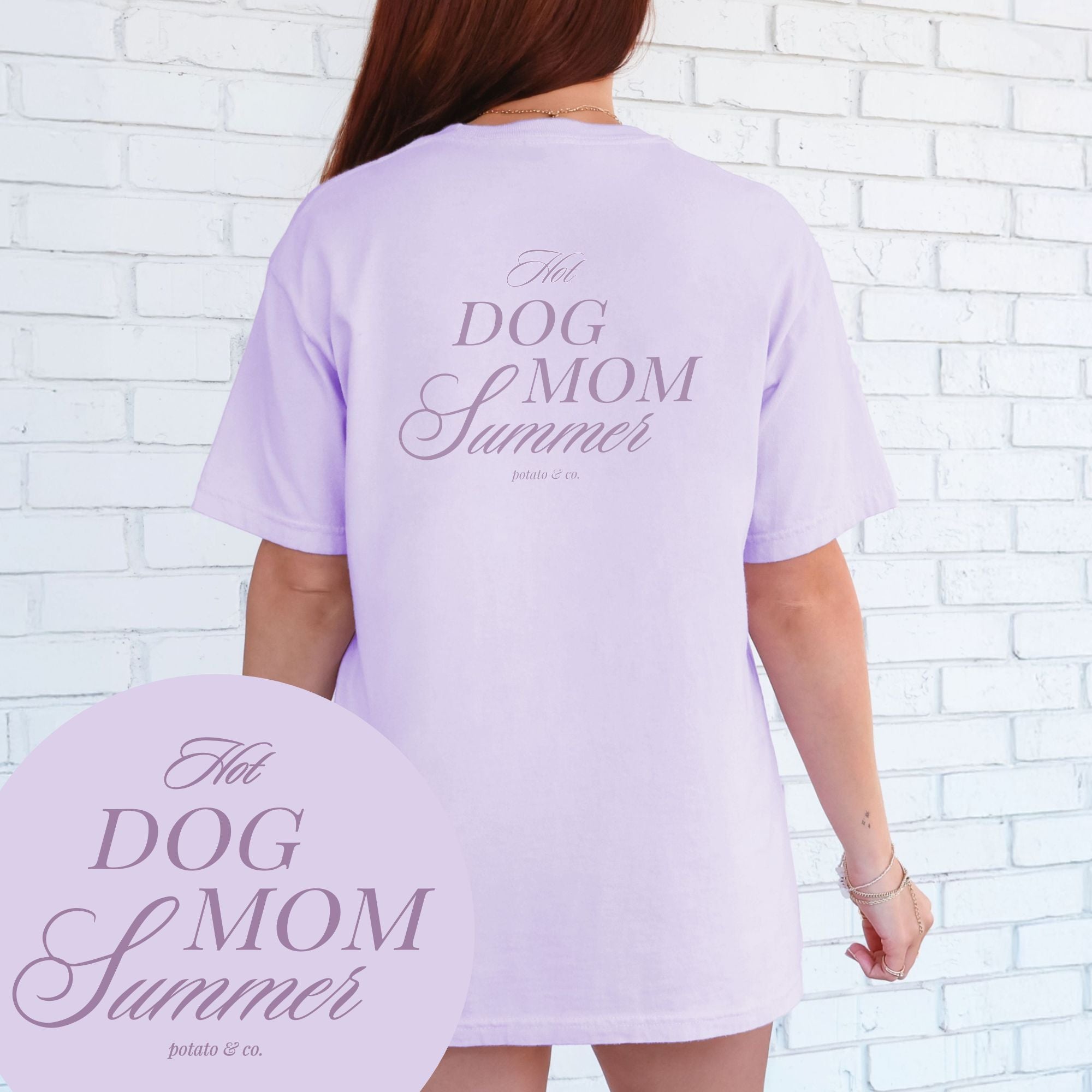 Hot Dog Mom Summer T-shirt