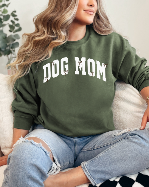 Dog Mom Bows Sweater