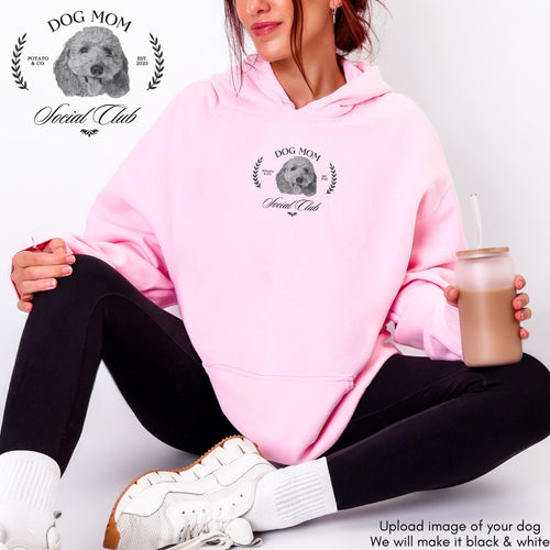 [Custom] Dog Mom Social Club Hoodie