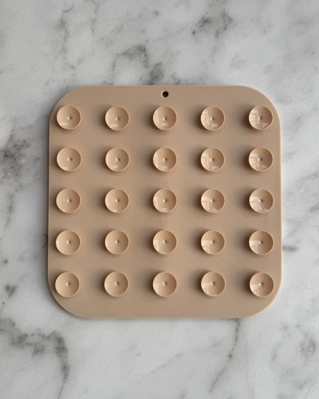 Dots n' Bones Lick Mat - Almond