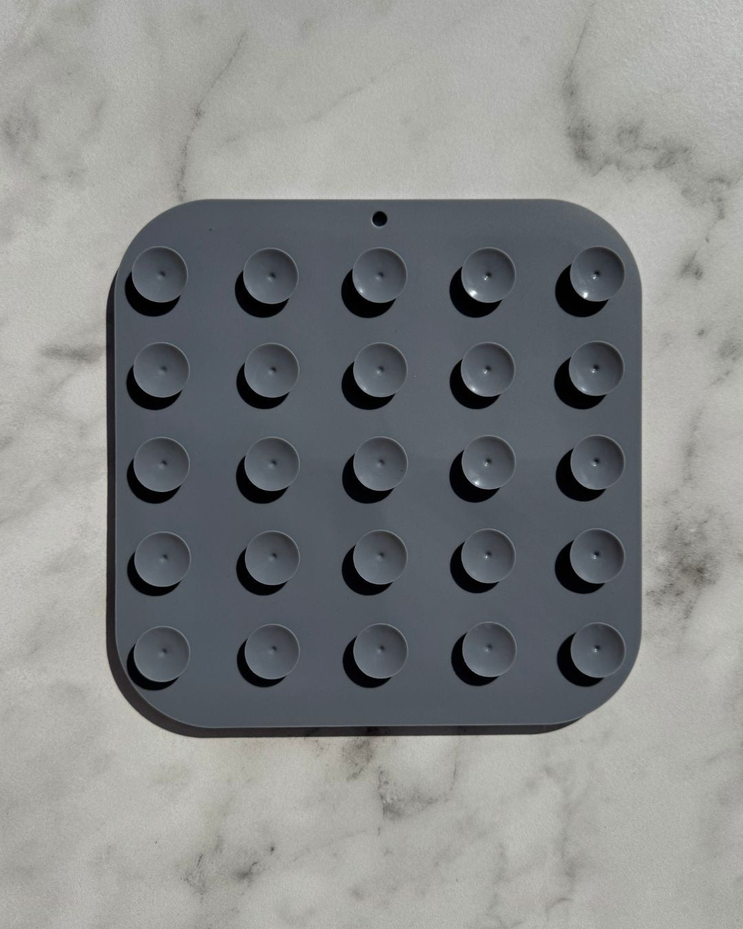 Dots n' Bones Lick Mat - Charcoal