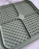 Dots n' Bones Lick Mat - Sage