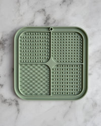 Dots n' Bones Lick Mat - Sage