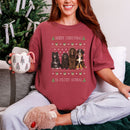 Filthy Animal Ugly Christmas T-shirt in Cranberry with custom pet photo — Potato & Co. Merry Paws